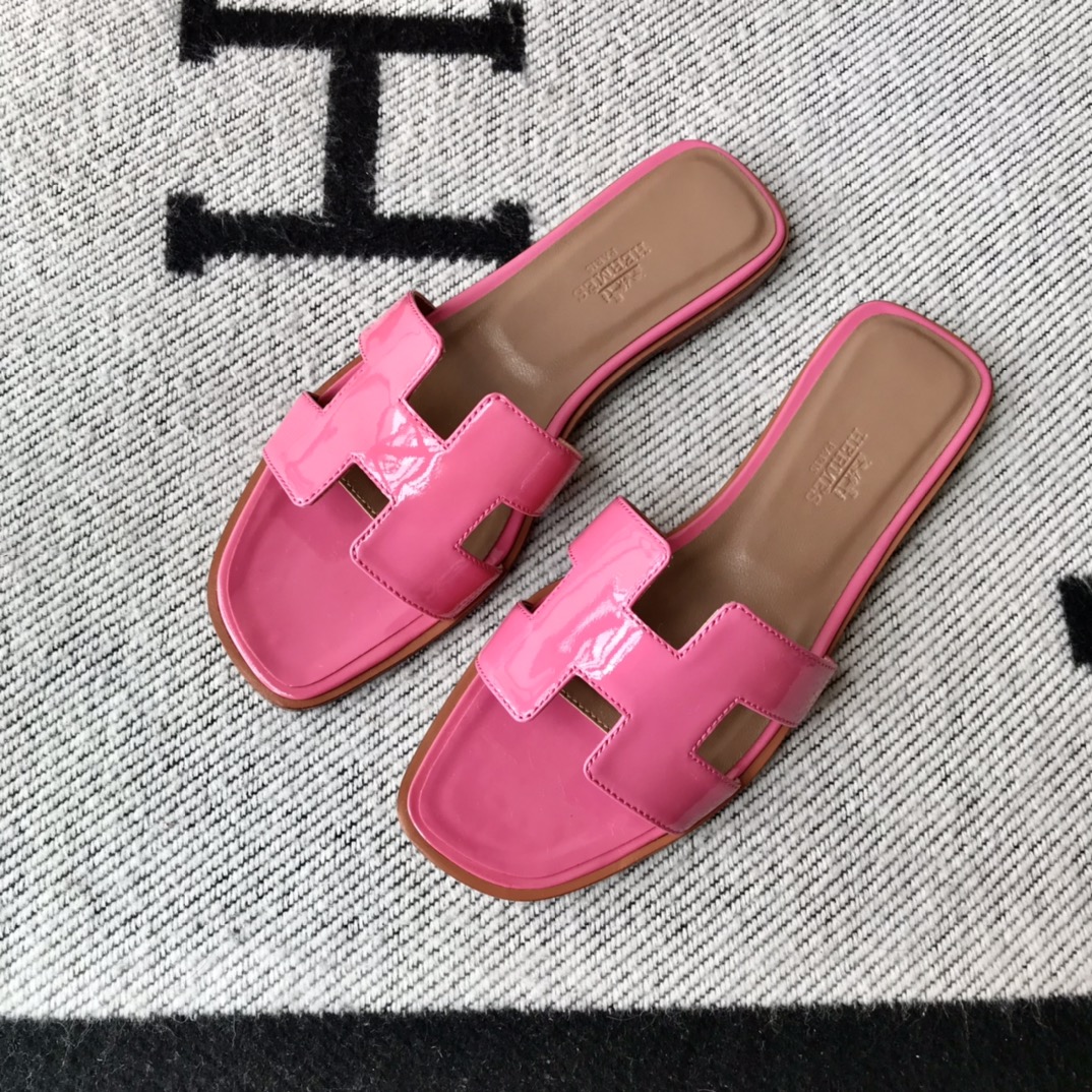 에르메스 올수공 오란 슬리퍼 샌들 페이던트 31